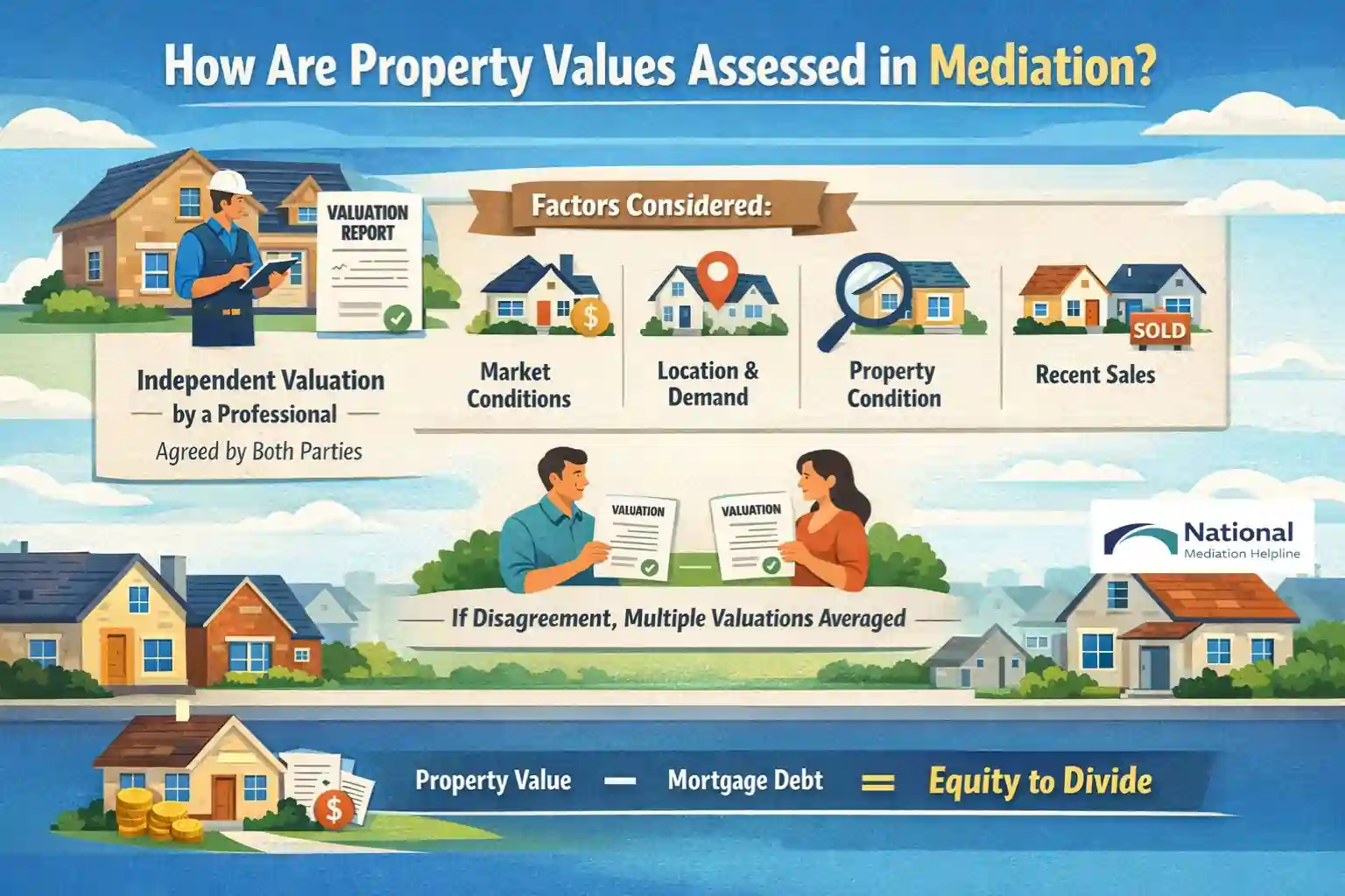 How Are Property Values Assessed in Mediation Weymouth?