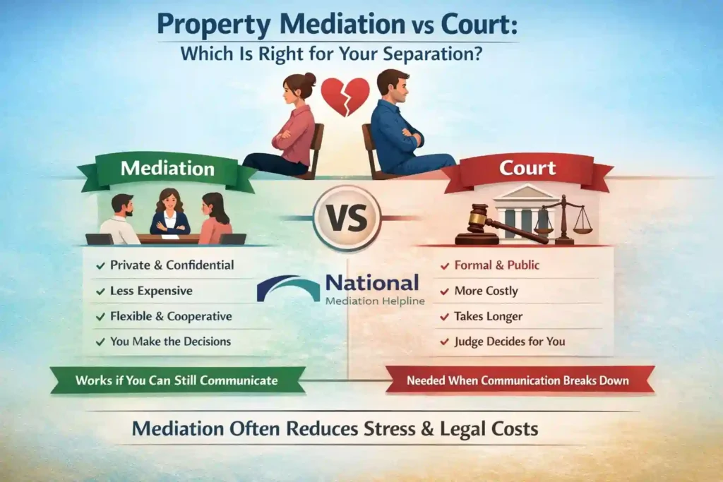 Property Mediation vs Court: Which Is Right for Your Separation Weymouth?