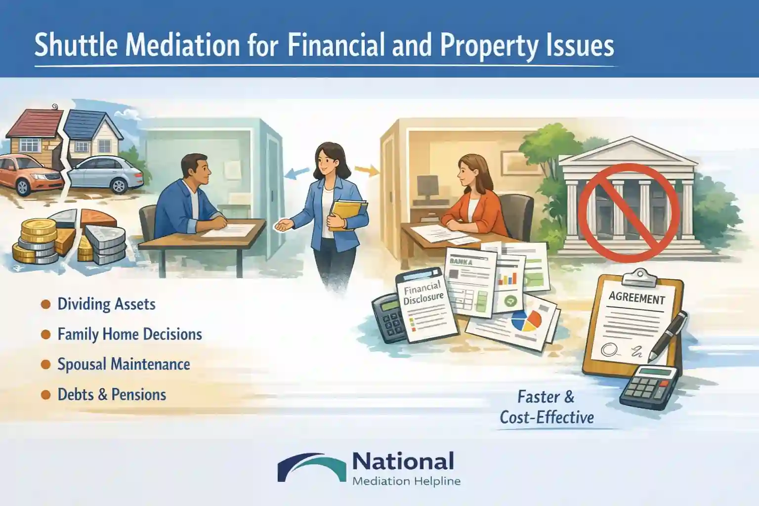 Shuttle Mediation for Financial and Property Issues Weymouth