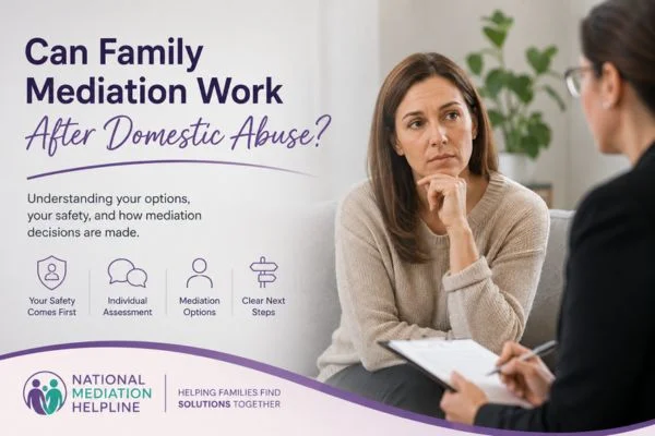 Can Family Mediation Weymouth Work After Domestic Abuse?